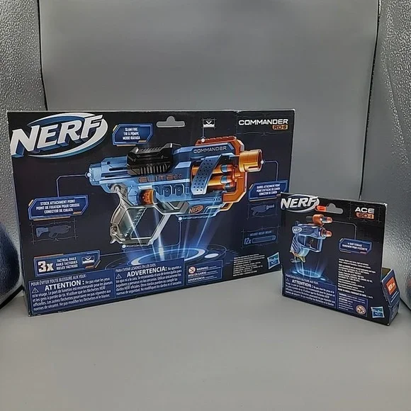 Nerf Dart Guns Elite 2.0 Commander RD-6 & Elite 2.0 Ace SD-1‎ Set NEW - Picture 2 of 16
